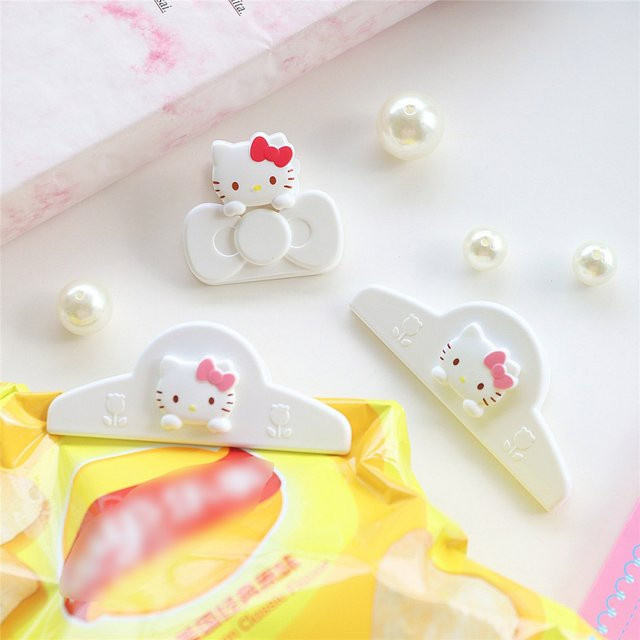 Sanrio Hello Kitty Magnetische Klammern in Weiß für Kühlschrank und Büro - Bild 1