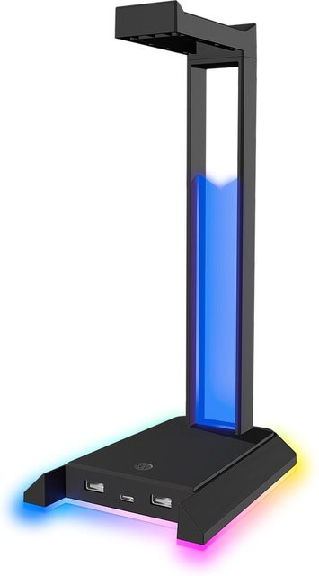 Speedlink Excello NX RGB Headset Stand mit USB 2.0 Hub in Schwarz - Bild 1