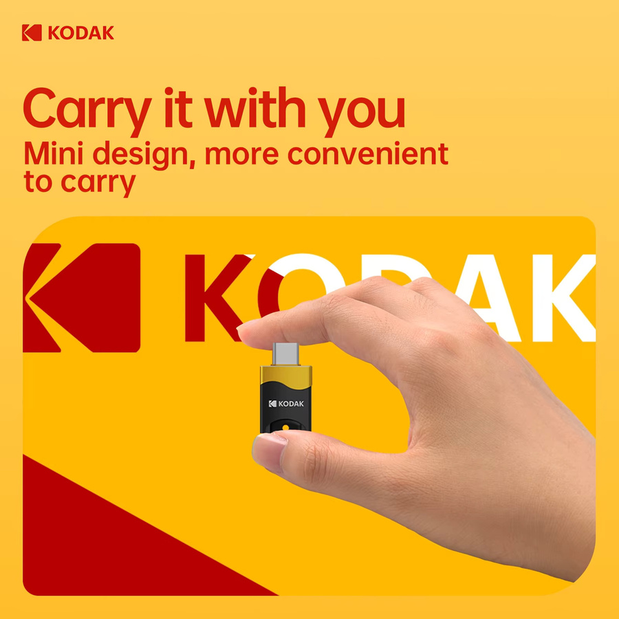 Kodak T330 Micro-SD-Kartenleser USB-C OTG-Adapter für TF-Speicherkarten, geeignet für Mobiltelefone, Tablets und Computer - Bild 4