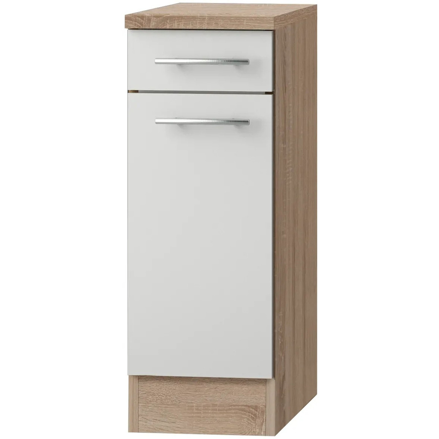 Optifit Küchen-Unterschrank Dakar286 in Weiß-Eiche, B/T/H: 30 x 60 x 84,8 cm - Bild 2