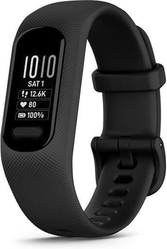 Garmin Vivosmart 5 Fitness-Tracker Schwarz S/M mit Pulsmessung, Schlafüberwachung und GPS - Bild 1