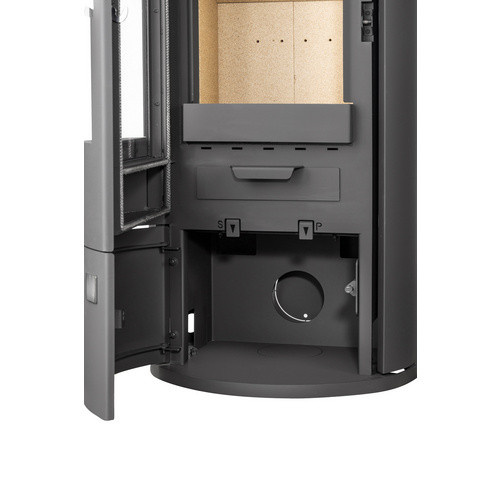Justus Kaminofen Austin 5 aus Stahl in Schwarz mit 5 kW Leistung - Bild 4
