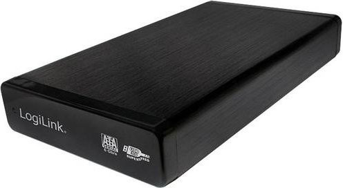 LogiLink Festplattengehäuse 3,5 Zoll USB-A USB 3.2 Gen 1 Schwarz - Bild 1