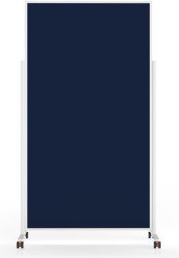 Magnetoplan mobile Moderationstafel VarioPin White, 2-seitig nutzbar, Blau/Weiß, B: 100 cm, H: 180 cm - Bild 1