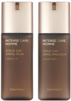 TONYMOLY Intense Care Gold 24K Schnecke Homme Hautpflege-Set, Lotion, Herren - Bild 1