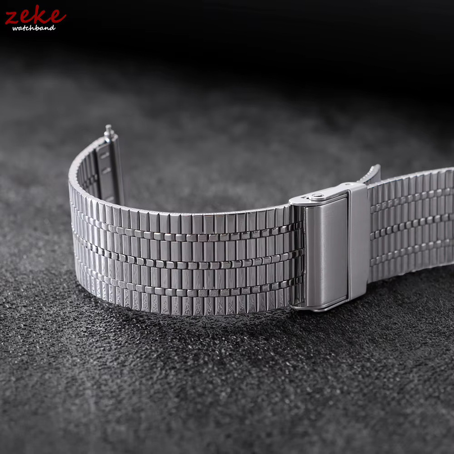 crazyband Uhrenarmband Edelstahl, Silber, Unisex, 20 mm, 22 mm - Bild 5