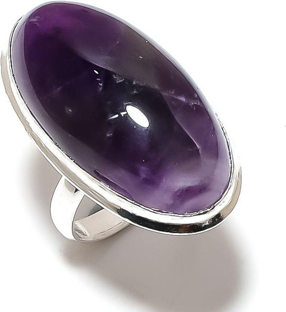 925Silvericeland Ring, Amethyst, 925 Sterling Silber, Größe 9, Unisex - Bild 1