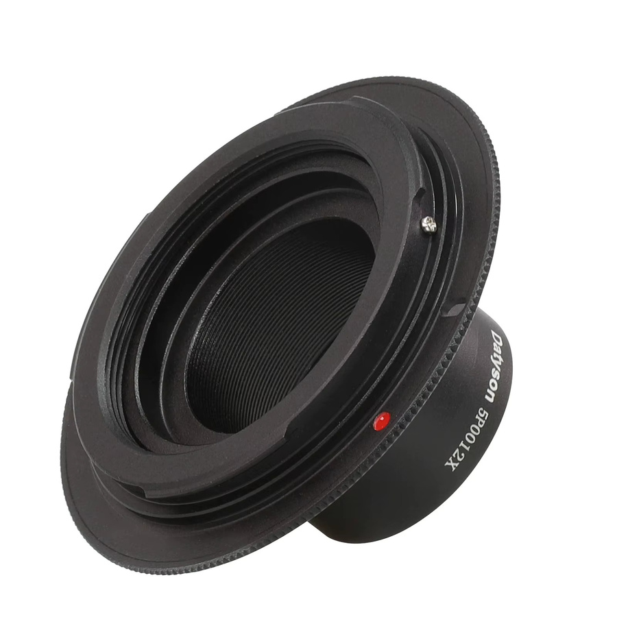 Datyson Teleskop-Fotografie-Adapter mit M42-Kamerahalterung und 2in1-Funktion für Pentax PK DSLR in Schwarz - Bild 7
