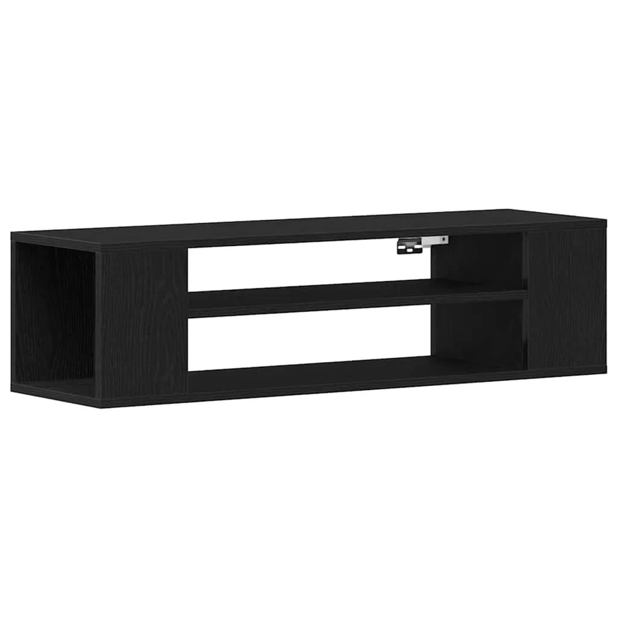 vidaXL TV-Schrank in Schwarz aus Holzwerkstoff im rustikalen Design, B/T/H: 100 x 30 x 26,5 cm - Bild 2