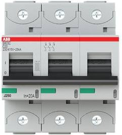 ABB S803C-C20 Leitungsschutzschalter 20A 400V grau - Bild 1