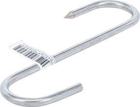 BGS Do it yourself Fleischerhaken aus Edelstahl in Silber, Länge: 160 mm - Bild 1