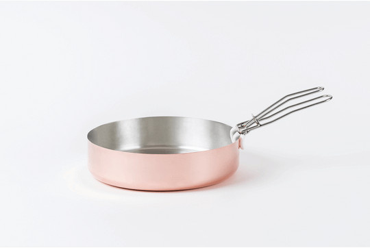 knIndustries Servierpfanne The Rice in Silber und Pink, Durchmesser: 11,0 cm - Bild 1