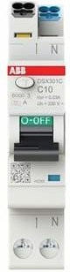 ABB RCBO FI-Schutzschalter und Leitungsschutzschalter 10A 0,03A 230V in Weiß - Bild 1
