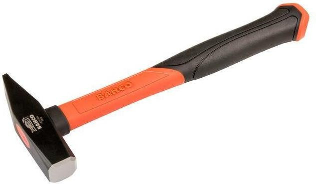 Bahco Schlosserhammer Club in Orange, Gewicht: 450 g, Länge: 300 mm - Bild 1