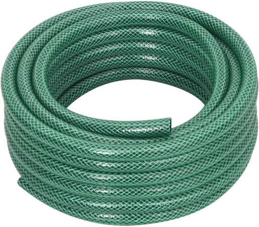 vidaXL Gartenschlauch aus grünem PVC mit 20 m Länge und 12 mm Durchmesser