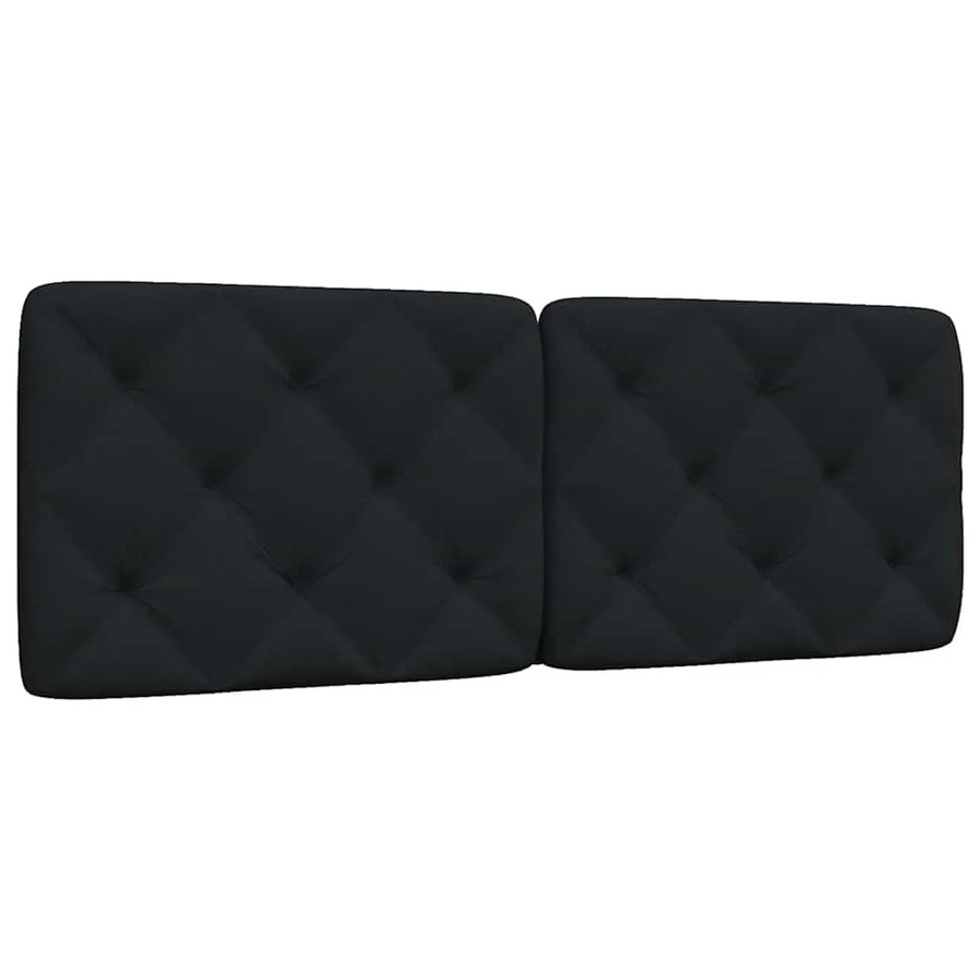 vidaXL Kopfteil-Kissen aus Stoff in Schwarz, Breite: 140 cm - Bild 2