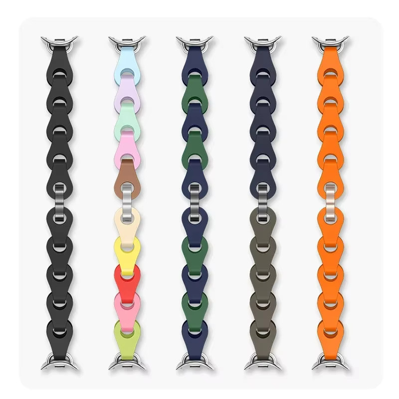 Xiaomi Uhrenarmband Silikon, Schwarz, Unisex, Mi Band 8 - Bild 1