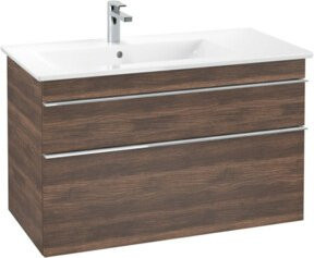 V&B Waschtischunterschrank Venticello in Chrom, B/T/H: 95,3 x 50,2 x 50,2 cm - Bild 1