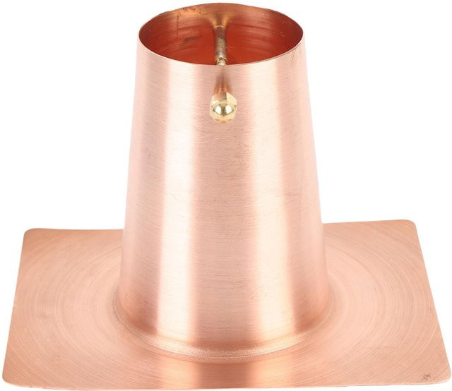 Konnwei Regenkette Dachrinnenadapter aus Kupfer in Beige und Gold - Bild 1