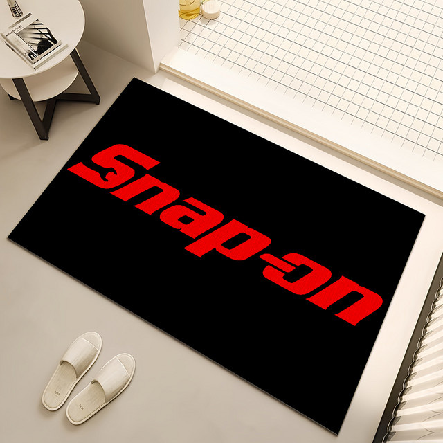 Snap On Tools Logo Teppich rutschfest und saugfähig für Haus, Schlafzimmer, Küche oder Bad - Bild 1