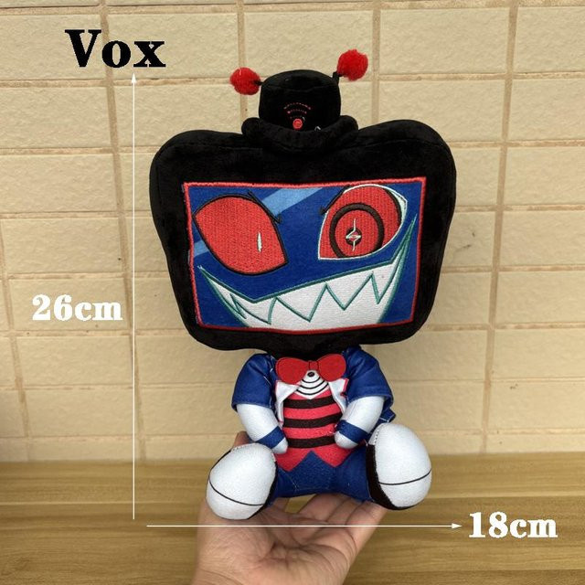 Yiran toy Hazbin Hotel Vox Und Dust Ad Angel Plüschtier, 23cm - Bild 1