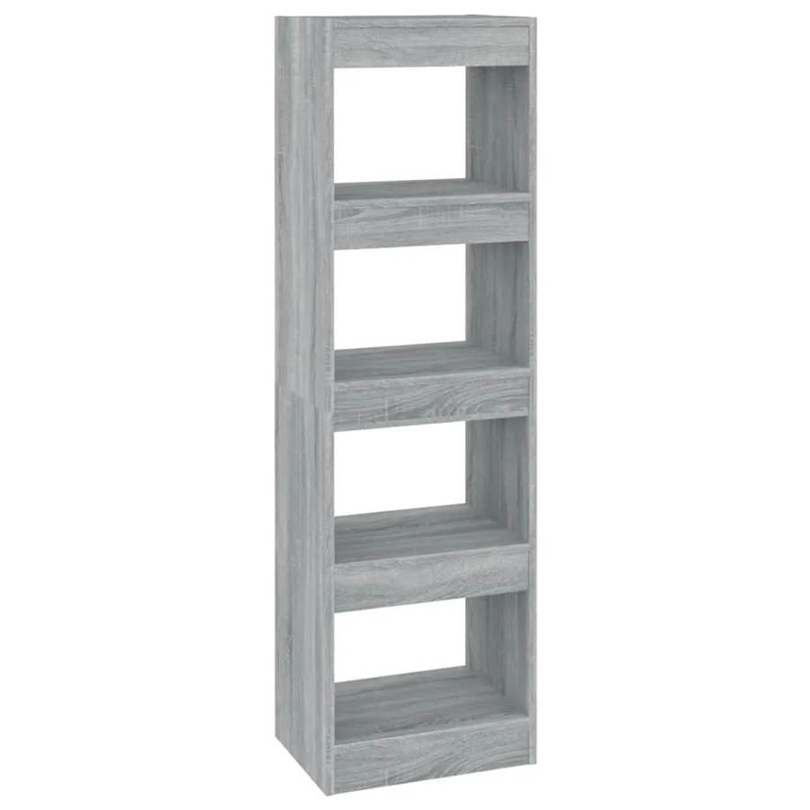 vidaXL Bücherregal und Raumteiler in Grau Sonoma, B/T/H: 40 x 30 x 135 cm - Bild 2
