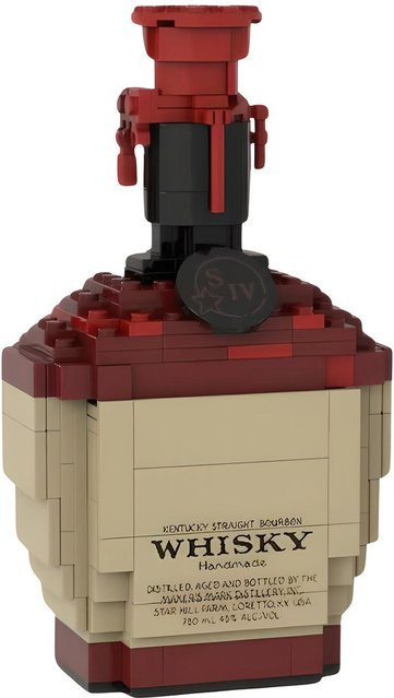 Keine Box Kreative Whiskeyflasche Bausteine, 3D Puzzle, ab 14 Jahren - Bild 1