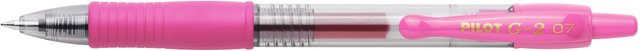 PILOT Gelschreiber G2-7 in Pink mit Edelstahlspitze - Bild 1