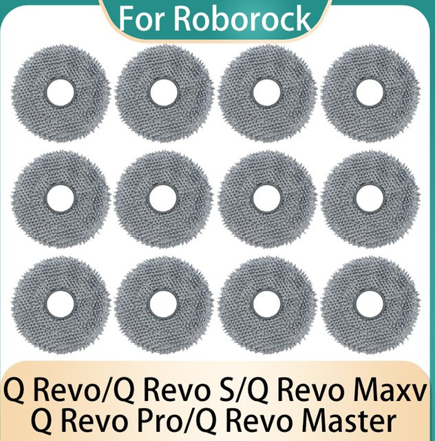 Roborock Wischpads in Grau für Q Revo Master, Q Revo S, Q Revo Pro, Q Revo Maxv und Q Revo Curv Zubehör Ersatzteile - Bild 1