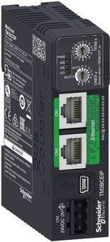 Schneider Electric TM3BCEIP Erweiterungsmodul mit Ethernet/LAN und USB-C in Schwarz - Bild 1