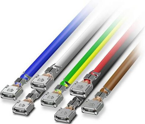 Phoenix Contact eMobility-Kabelsatz Typ 2 Mode 3 32A 26.6kW, Farbe: multicolour, Länge: 0,7 m - Bild 1