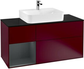 V&B Waschtischunterschrank Finion in Platinbraun, Breite: 120 cm, Tiefe: 50,1 cm, Höhe: 50,1 cm - Bild 1
