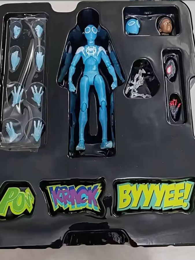 Sentinel Marvel Miles Morales Spider-Man Actionfigur, Blau, Kunststoff - Bild 3