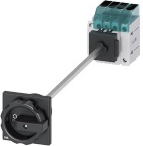 Siemens Lasttrennschalter Schwarz 4polig 16A 16mm² 1 Schließer 1 Öffner 690 V/AC 3LD30481TL51 - Bild 1