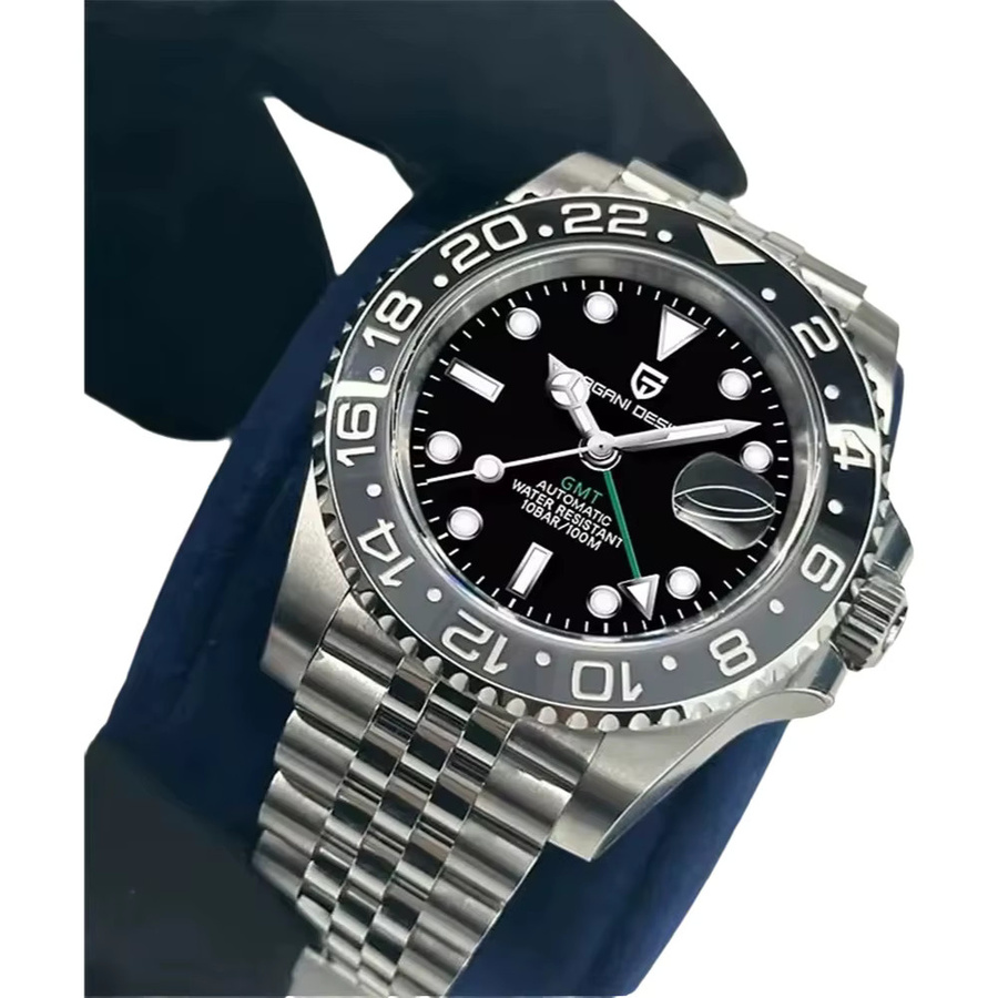 PAGANI DESIGN GMT-Armbanduhr, Automatik, Edelstahl, 40 mm, Herren - Bild 4