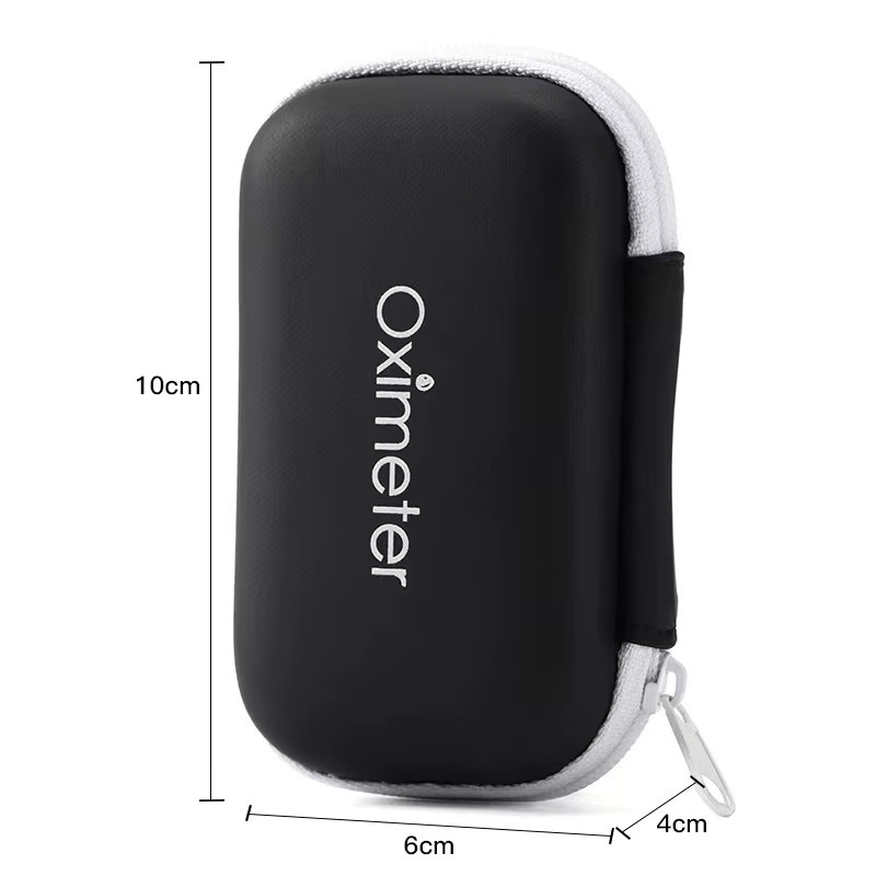 JUSTLANG Aufbewahrungsbox für Oximeter, Schutztasche und Reiseetui, Schwarz - Bild 5
