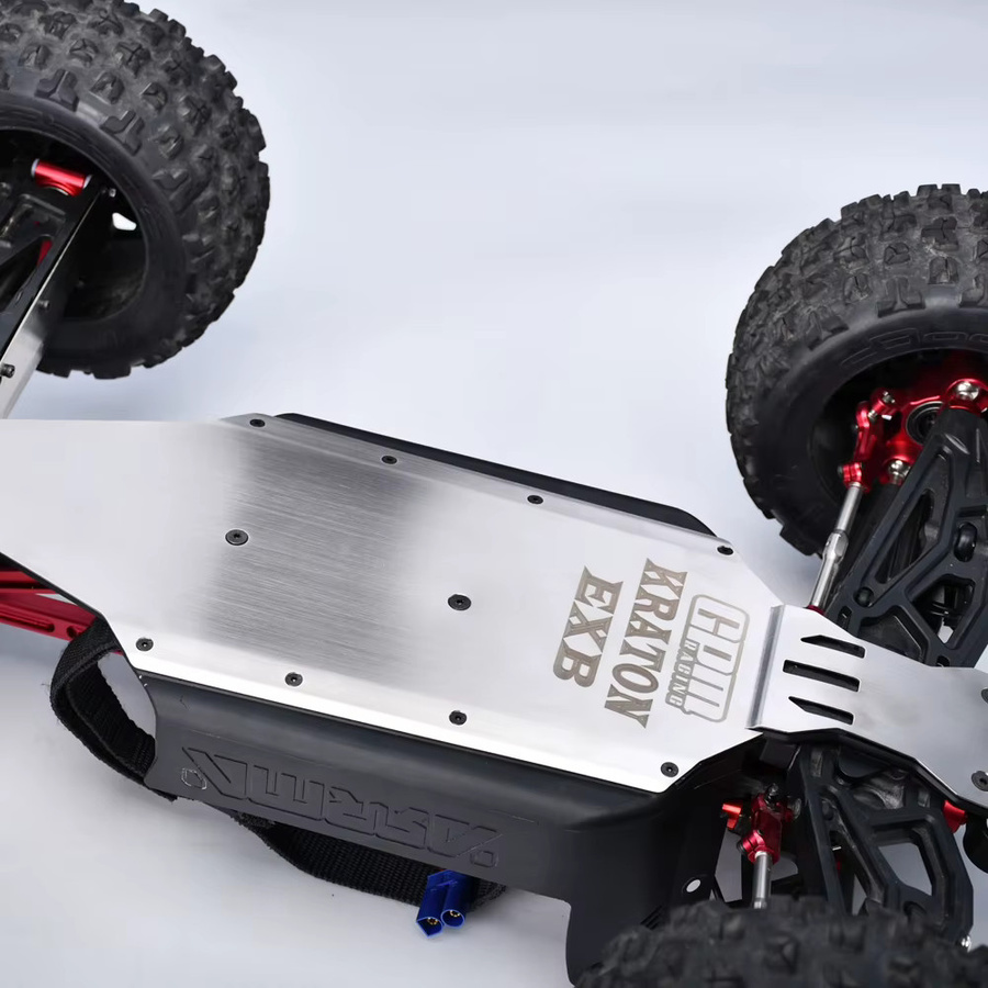 GPM für ARRMA 1/8 KRATON EXB V6 6S Chassis Rüstung, Metall, Grau, Zubehör - Bild 3