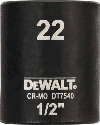 DEWALT DT7540-QZ Steckschlüssel 1/2 Zoll 22mm Schwarz - Bild 1