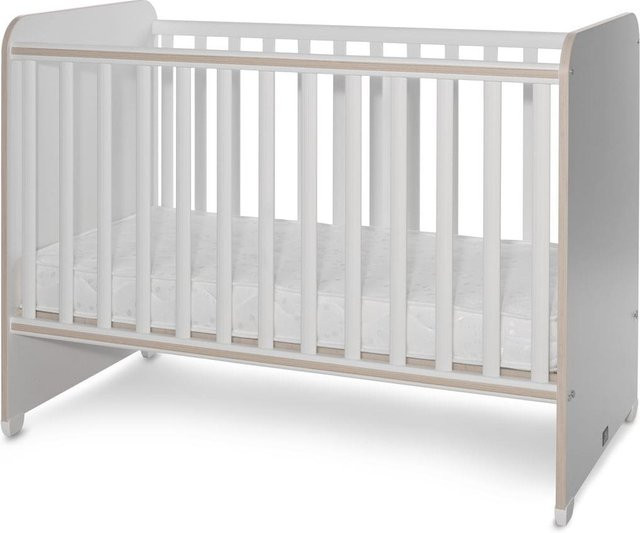 Lorelli Babybett Sweet Dream Unterbettrahmen mit zwei Ebenen in Grau, B/T/H: 124 x 68 x 95 cm - Bild 1