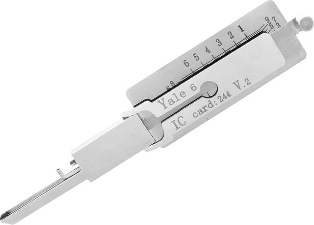 Yale 6B LISHI 2-in-1 Werkzeug für professionelle Schlosserarbeiten - Bild 1