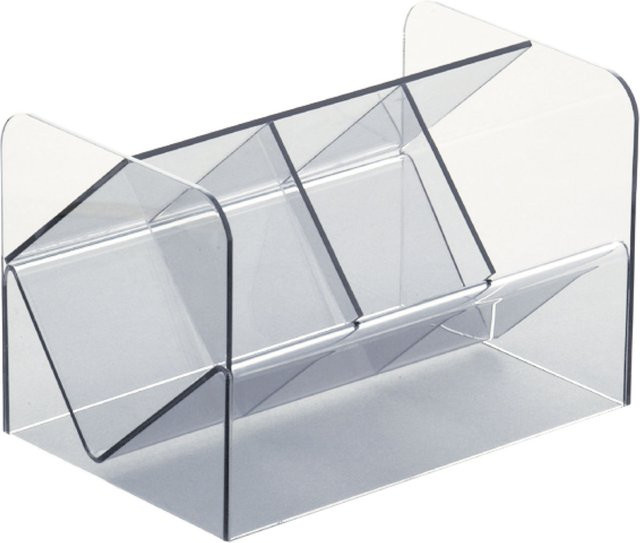 Schneider Löffelbehälter mit Fächern aus Acryl, transparent, B/T/H: 15,0 x 22,5 x 15,0 cm - Bild 1