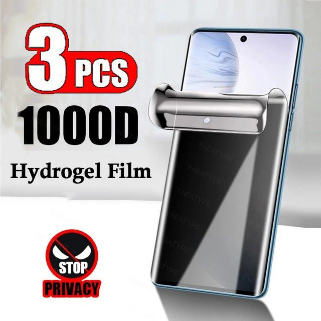 3er-Set Privatsphäre Hydrogel-Displayschutz für Vivo V50 V60 V60E T4 Pro Ultra Lite 4G 5G Anti-Spy Screen Protector Transparent - Bild 1
