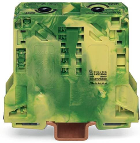 WAGO 285-157/999-950 Schutzleiterklemme grün-gelb 5er-Pack - Bild 1