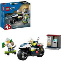 LEGO City Verfolgungsjagd mit dem Polizeimotorrad Konstruktionsspielzeug ab 4 Jahren - Bild 1