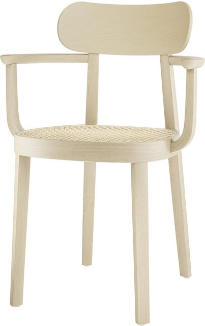 Thonet 118 F Armlehnstuhl aus Buche in Braun - Bild 1