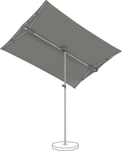 Suncomfort by Glatz Sonnenschirm Flex Roof rechteckig grau B: 195 cm, T: 140 cm - Bild 1