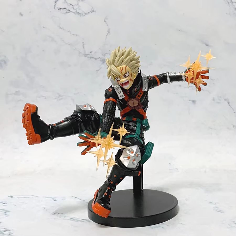 Bandai My Hero Academia Bakugou Katsuki Anime PVC Modell Figur, Multicolor, Höhe: 18 cm - Bild 3