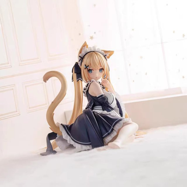 Paryi Hanazono Serena Anime-Figur Katzenmädchen-Kleid, Sammlermodell, PVC - Bild 1