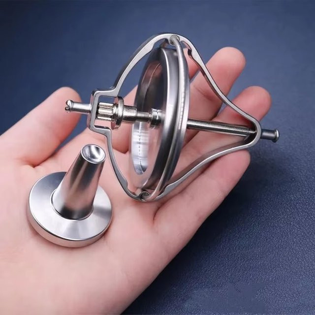 Meade Metall Gyroskop Spielzeug, Mechanische Anti-Schwerkraft - Bild 1