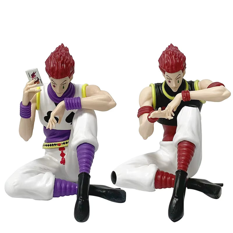 Hisoka Anime-Figur aus Hunter x Hunter als PVC-Actionfigur in sitzender oder stehender Pose - Bild 4